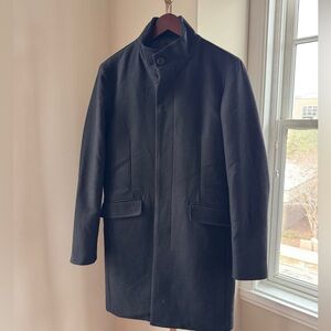 Theory Men’s Stand-Collar Overcoat